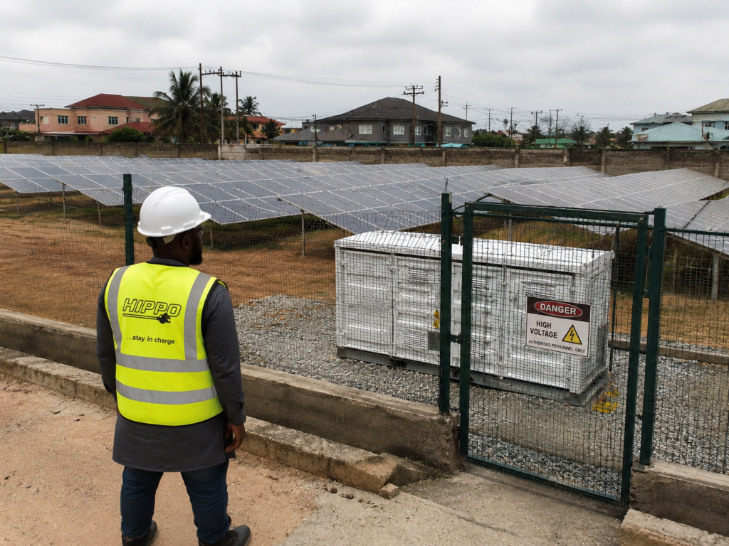 TheHippoTech mini solar grid.